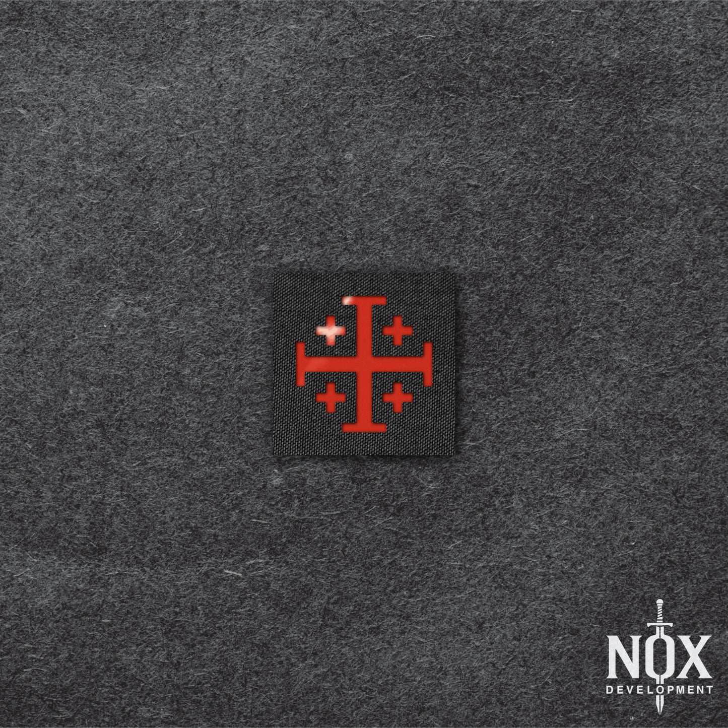 Jerusalem Cross Morale Patch