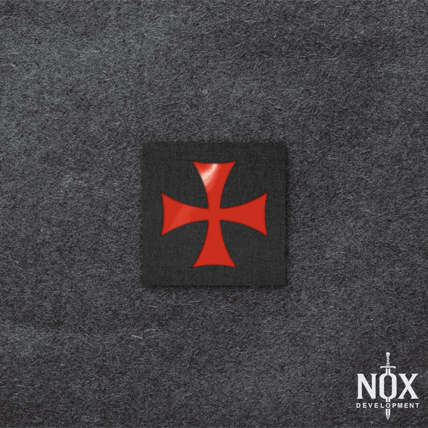 Crusader Cross Morale Patch