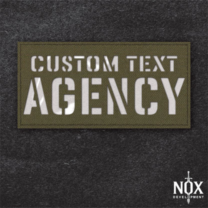 Custom - 2 Line - Laser Cut ID Patch