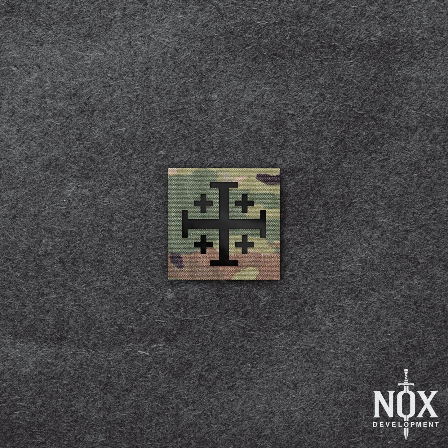 Jerusalem Cross Morale Patch