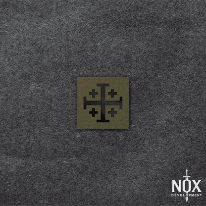 Jerusalem Cross Morale Patch