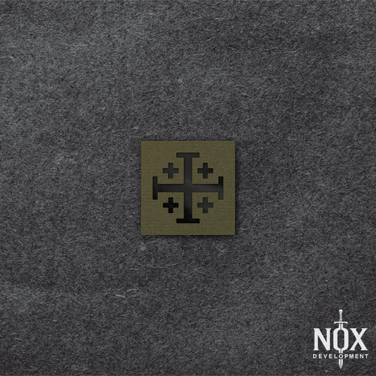 Jerusalem Cross Morale Patch